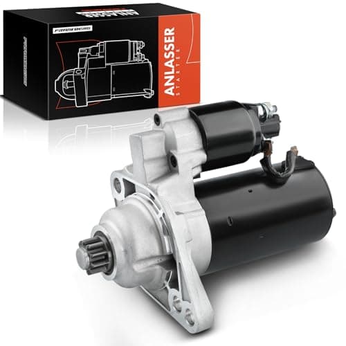 Image of Frankberg Starter Motor 1,7KW Compatible with A3 8P 2005-2010 Altea 5P1 5P5 5P8 2005-2024 Ibiza III IV 2004-2010 Leon 1P1 2006-2010 Fabia I 2004-2007 Replace# 02Z911023F