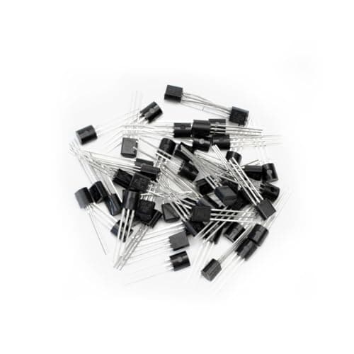 Image of Innfeeltech 50 Pcs BJT Power Transistors Values 2N3904 NPN Power General Purpose Transistors