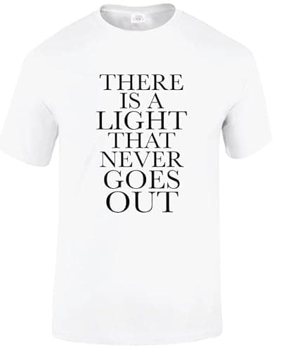 Image of Darkwear There is A Light The Smiths T-Shirt Morrissey Men's Gift Top tee S to 5XL(White,L)