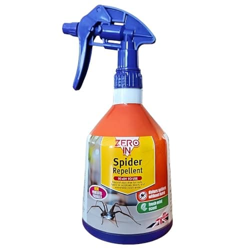 Image of Zero in Spider Repellent Spray 500ml, Indoor Spider Deterrent with Peppermint Oil, Ready to Use Fresh Mint Scent, Long-Lasting Spider Control for Home, Windows, Doors & Corners, Lasts up to 3 Weeks