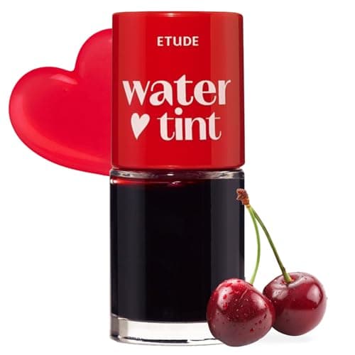 Image of Etude House Dear Darling Water Tint Cherry Ade (21AD) | Vivid Color Lip Stain with Moisturizing Weightless & Non-sticky Finish | Smudge-proof & Lightweight | K-beauty