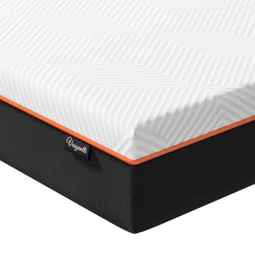 Image of Vesgantti Double Mattress, 20CM Gel Memory Foam Double Mattress for Cool Sleep & Pressure Relief - Medium, 135x190x20CM, CertiPUR-US Certified