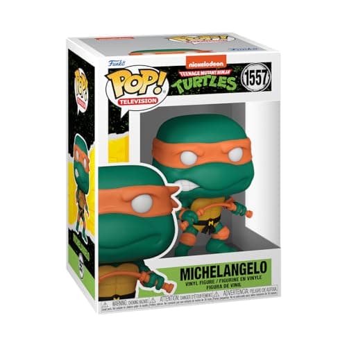 Image of Funko POP! TV: Teenage Mutant Ninja Turtles (TMNT) - Michelangelo - TMNT Retro/Classic - Collectable Vinyl Figure - Gift Idea - Official Merchandise - Toys for Kids & Adults - TV Fans