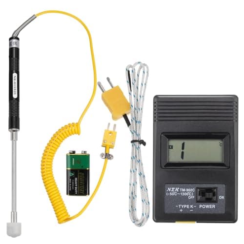 Image of sourcing map Digital Thermocouple Thermometer K Type Temperature Meter (-50 to 1300 °C), with Surface Thermocouple Probe 81532B