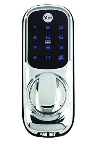 Image of Yale Smart Living YD-01-CON-NOMOD-CH Keyless Connected Ready Smart Door Lock, Touch Keypad, Compatible with Alexa, Chrome