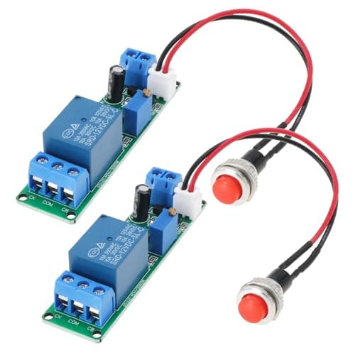 Image of EMSea 2Pcs DC 12V Adjustable Timer Delay Turn OFF Module 1~10s Timing Relay for Robot Intelligent Product Development Automation Equipment PLC Development