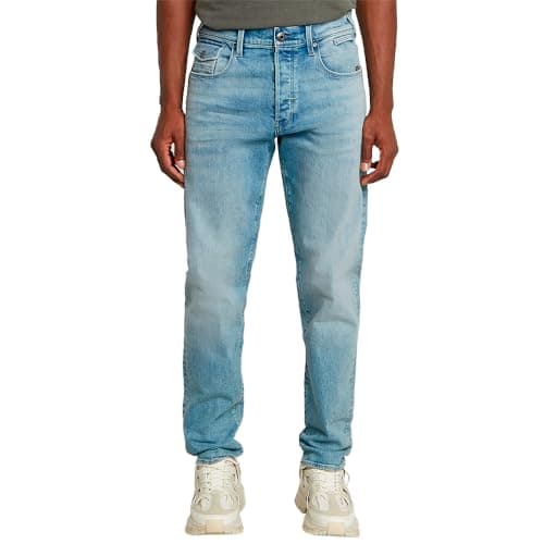 Image of G-STAR Men's Morry FWD 3D Regular Tapered Jeans, Blue (Vintage Uniform Blue D26141-d761-h151), 32 W/30 L