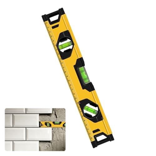 Image of Magnetic Torpedo Level,300 mm/12 Inch High-Precision Magnetic Mini Level with Magnetic Base and 3 Bubble 45°, 90°, 180°,Aluminium Alloy Spirit Level for Home Decor Crafting