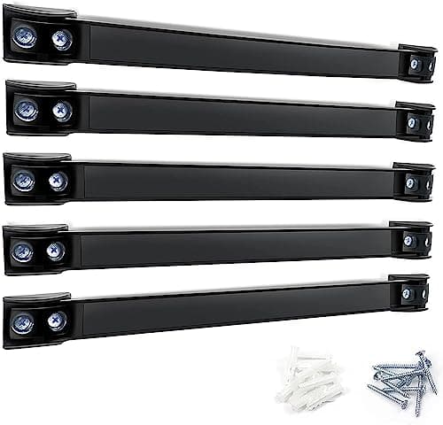 Image of Set of 5 Magnetic Tool Holder Racks 40cm Heavy Duty Magnetic Tool Holder Magnet Tool Bar Wall Holder Strips for Garage Workshop Tool Storage