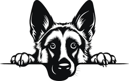 Image of Personalised Caricature Dog Keyring, Many breeds and designs 3cm x 3cm. Lots of dog breeds and each one can be named. Also a great gift or dog memorial. (German Shepherd)