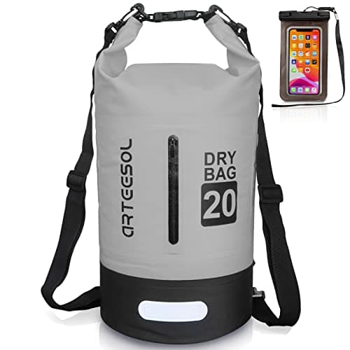 Image of Blackace arteesol Dry Bag 5L/10L/20L/30L Wet Bag Waterproof Bag with Phone Pouch Double Shoulder Strap Backpack for Travelling Fishing Cycling Kayaking Swimming Boating Beach