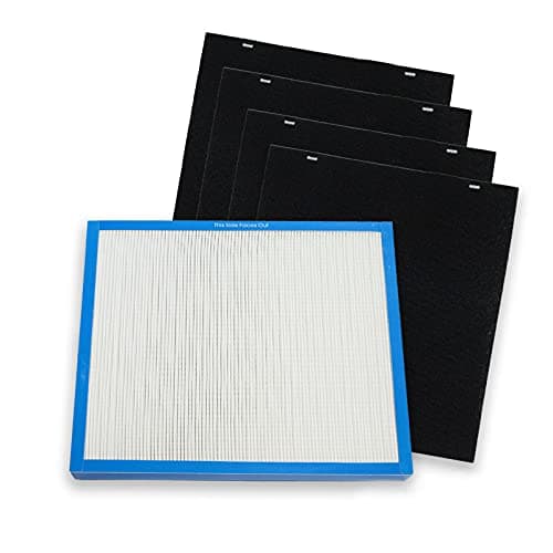 Image of PUREBURG Replacement True HEPA Filter Set Compatible with HoMedics Total Clean AR-2FL / AF-20FL Fits AR-20 AF-20 AP-25 Air Purifier,H13 Activated Carbon Air Clean Dust VOCs Odor