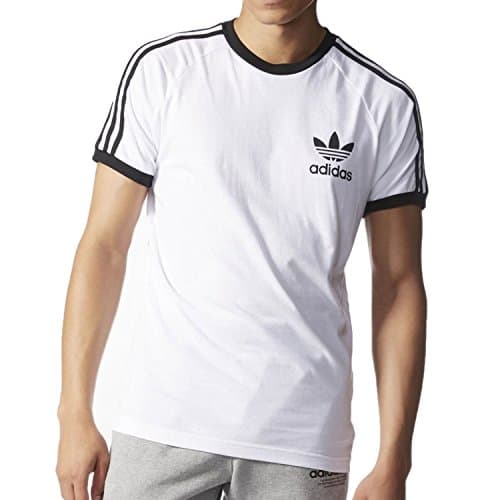 Image of adidas Mens California Tee Short Sleeves T-Shirt - White -