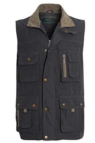 Image of shelikes Men's Gilet Safari Hiking Outdoor Waistcoat Sleeveless Jacket Coat Gilets