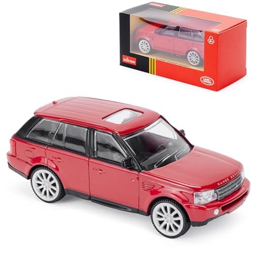 Image of Range Rover Sport 1:43 Scale Die-Cast Model Car - Red | Detailed Collectors Edition Diecast | Official Licensed Product