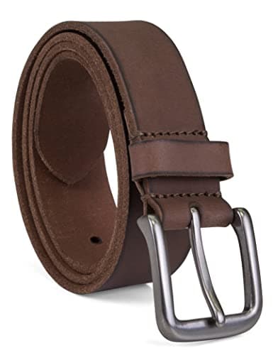 Image of Timberland Men's 35 Mm Classic Jean Belt, Dark Brown, 38