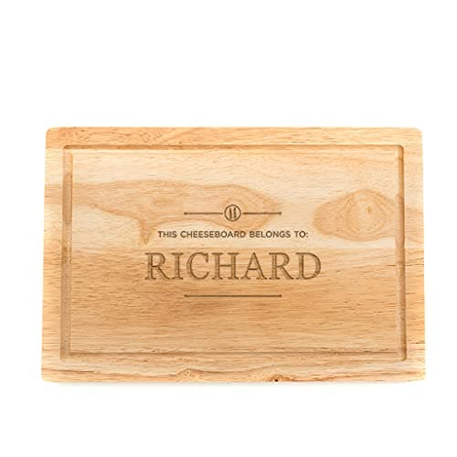 Image of Personalised Cheese Board/Chopping Board - SLATE and WOOD Available - Personalised Gift for ANY Occasion - Vintage Design
