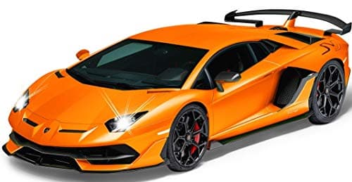 Image of JAMARA 405170 Lamborghini Aventador SVJ 1:14 2.4GHz Officially Licensed, Up to 1 Hour Driving Time at Approx. 11 km/h, Perfectly Replicated Details, Workmanship, Orange
