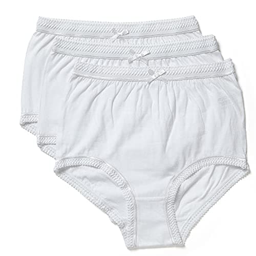 Image of Marlon Women's Evelyn Full Brief, White, 12-14