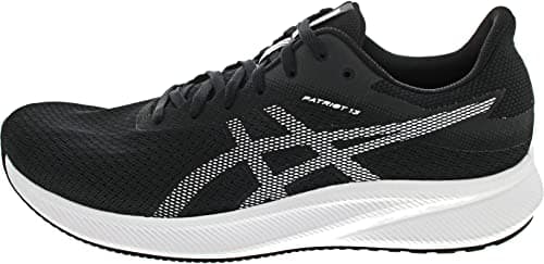 Image of ASICS Men's Patriot 13 Sneaker, Black White, 7 UK