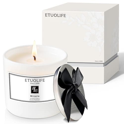 Image of Scented Candles Gifts for Women Men, Aromatherapy Candle Gifts, High-end Luxury Scented Candle for Home Natural Soy Wax Candles Gift for Valentine's Day, Mother's Day Christmas Anniversary Birthday