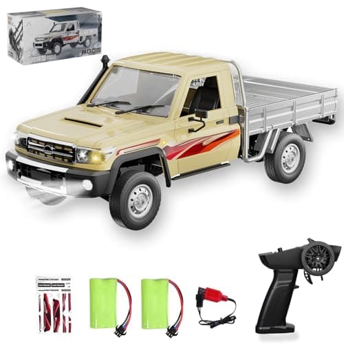 Image of Dodoore 1:14 RC Crawler, 2.4G Remote Control Cars with LED Light, Offroad Electric Vehicle Pickup Truck, All Terrains RC Climbing Car RC Cars for Adults Teen Toy Gifts