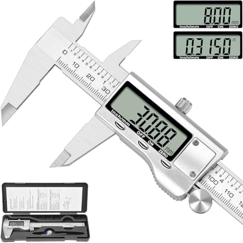 Image of Digital Vernier Calipers 150mm with LCD Screen Calipers Measuring Tool mm/Inch Conversion Digital Caliper for Industrial Household