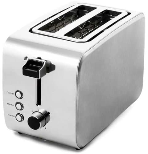 Image of Igenix 2 Slice Brushed and Polished Stainless Steel Toast