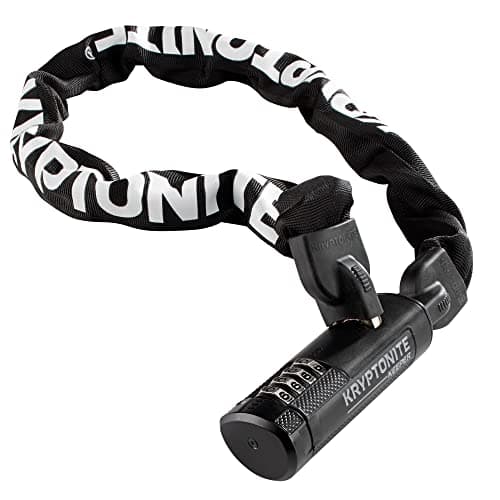 Image of Kryptonite 3281 Keeper 790 Combination Integrated Chain (7Mm X 90Cm) Locks, Black, 7 mm x 90 cm