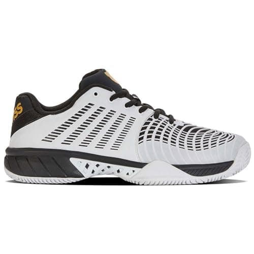 Image of K-Swiss Performance Express Light 3 HB, Tennis Shoe, Barely Blue/Moonless Night/Amber Yellow,