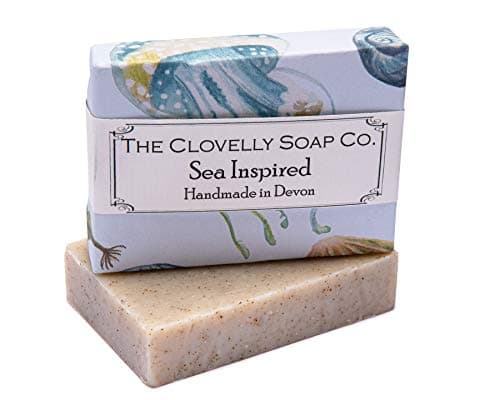 Image of Clovelly Soap Co Natural Handmade Tea Tree Peppermint & Eucalyptus Soap Bar for all Skin Types 100g