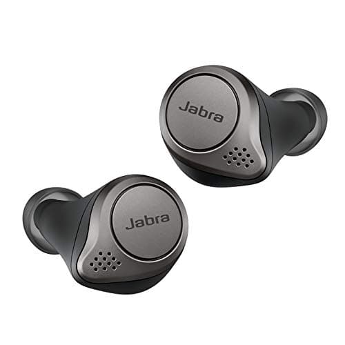Image of Jabra Elite 75t Earbuds - Active Noise Cancelling Wireless Bluetooth Earbuds with Long Battery Life for In Ear True Wireless Calls and Music - Titanium Black