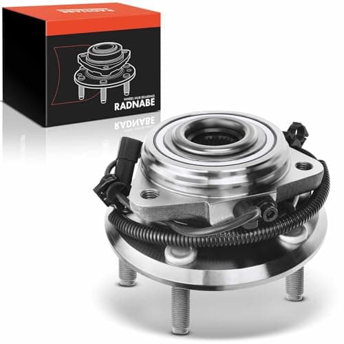 Image of Frankberg 1x Wheel Bearing Hub Wheel Hub Front Axle Left or right Compatible with Wrangler III JK 2.8L-3.8L 2007-2011 Replace# HA590242