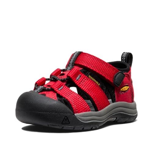 Image of KEEN Unisex Kids Newport H2 Sandal, Ribbon Red Gargoyle, 12 UK Child