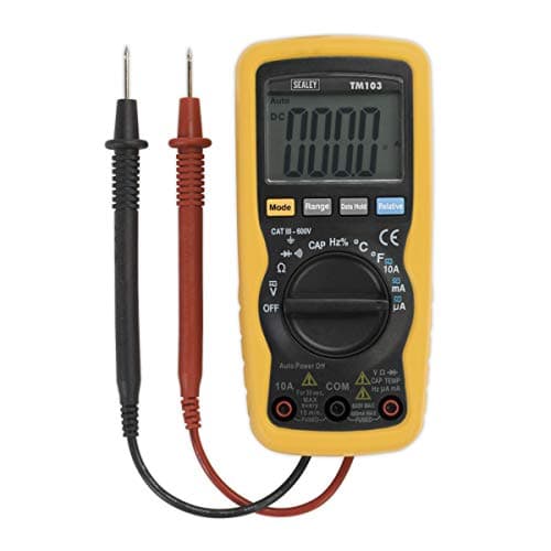 Image of Sealey Tm103 Professional Auto-Ranging Digital Multimeter - 11 Function