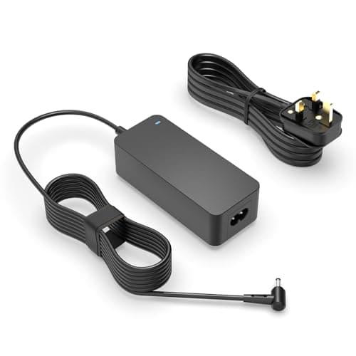 Image of Superer 65W Charger Fit for Asus VivoBook 14 X1400E X415 X415E X415J F415E A416 R465J X1400EA F415J R465JA X415EA X415JA X415M, Fit for ExpertBook P1 P1411CJA P1411CEA P1412CE Laptop Power Cord