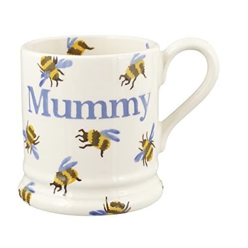 Image of Emma Bridgewater Large Mug 1/2 Pint, Ceramic Coffee Cup Large - Stoneware Mug, Cappuccino, Latte, Coffee, Tea Cup - Beautiful Mugs, Birthday Gift - Coffee Mug Bumble Bee Mummy
