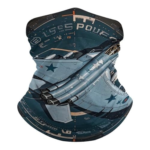 Image of Balaclava Snoods Bandanas Air Force Fighter Jet Multifunctional Headwear Breathable Sheer Wrap Fashion Hair Wrap For Party Special Occasions Running One Size