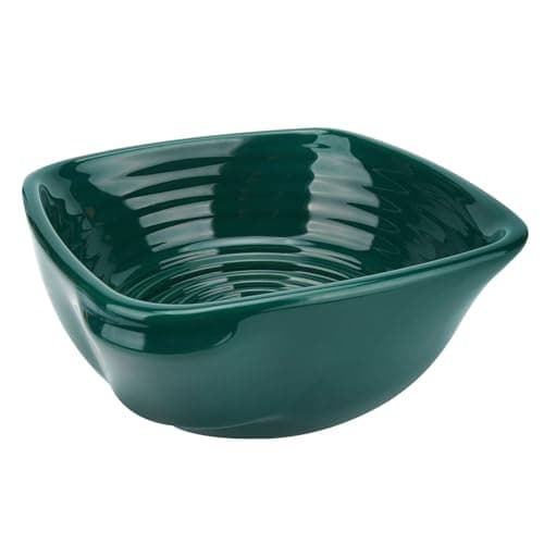 Image of Linkidea Premium Ceramic Shaving Bowl, Wide Mouth Lathering Mug for Men's Wet Shave, Easy Foam Dish, Rich Lather, All Brushes (Green)