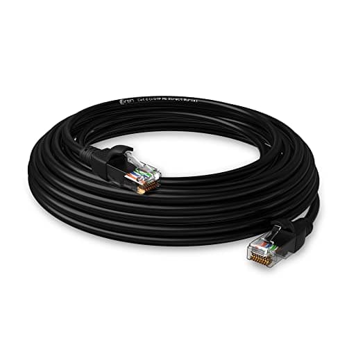 Image of Oren CAT6 10m Outdoor Ethernet Cable LAN - Direct Burial - Patch Cord | Pure Copper 23 AWG | High-Speed 1Gbps - Premium Network Cable with RJ45 Connector | Internet, Broadband, Network Lead