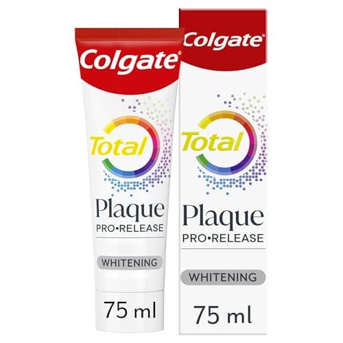 Image of Colgate Total Plaque Pro-Release Whitening Toothpaste 75ml