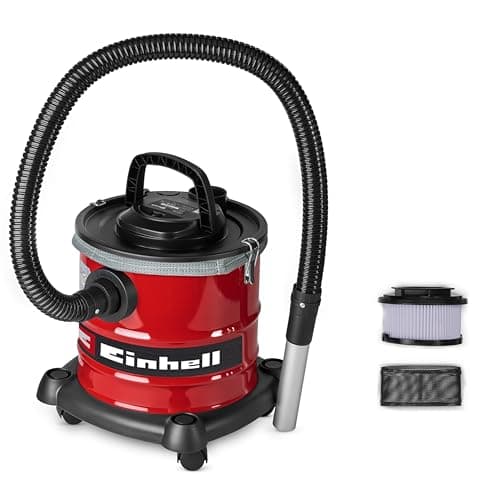 Image of Einhell Ash Vacuum Cleaner 850W, 175 mbar Suction Power, 20L Collection Container, Pleated Filter, Fine Dust Pre-Filter, Blower Function, 1.2M Hose, 2M Cable TC-AV 2032 DW