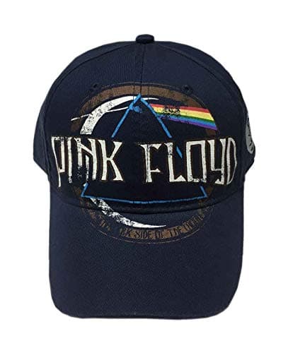 Image of Pink Floyd Baseball Cap Dark Side Of The Moon Album Distressed Official Navy One Size