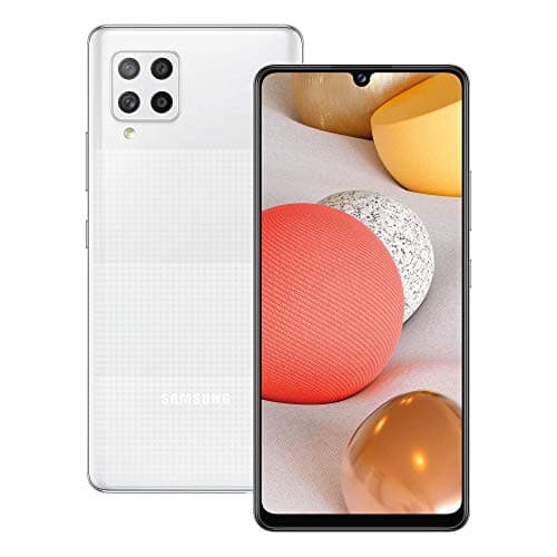 Image of Samsung Galaxy A42 5G Smartphone SIM-Free Android Mobile Phone Prism Dot White, (UK Version)