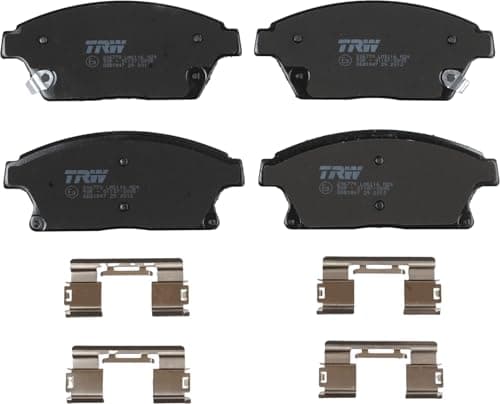 Image of TRW GDB1847 Brake Pad Set of 4 for Vauxhall Mokka/Mokka X (J13) 2012 - Front Axle and other vehicles
