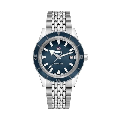 Image of Rado Men's Captain Cook 42mm Steel Bracelet & Case Automatic Watch R32505203