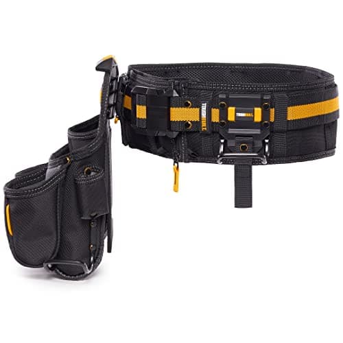 Image of ToughBuilt - 3-Piece Handyman Tool Belt Set - Heavy Duty, and Durable - 2 Cliptech Pouches and Padded Toolbelt - (TB-CT-102-3P-UK)