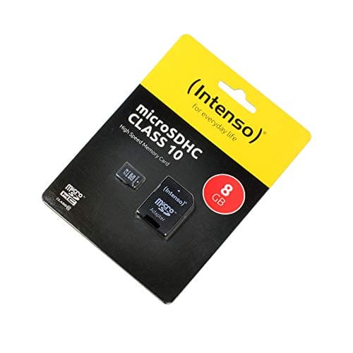 Image of P4A Amplicomms PowerTel M9000, Memory Card, 8GB, microSDHC, Class 10, High Speed, SD adapter