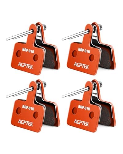Image of AGPTEK Brake Pads for Bicycle 4 Pairs, Bike Disc Brake Pads Compatible with Shimano B01S M515 M525 C501 C601 M415 M416 M485
