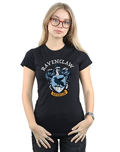 Image of Harry Potter Women's Ravenclaw Crest T-Shirt Black X-Large